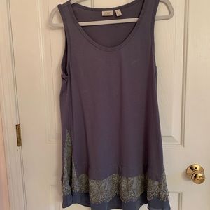 LOGO tunic with Lace